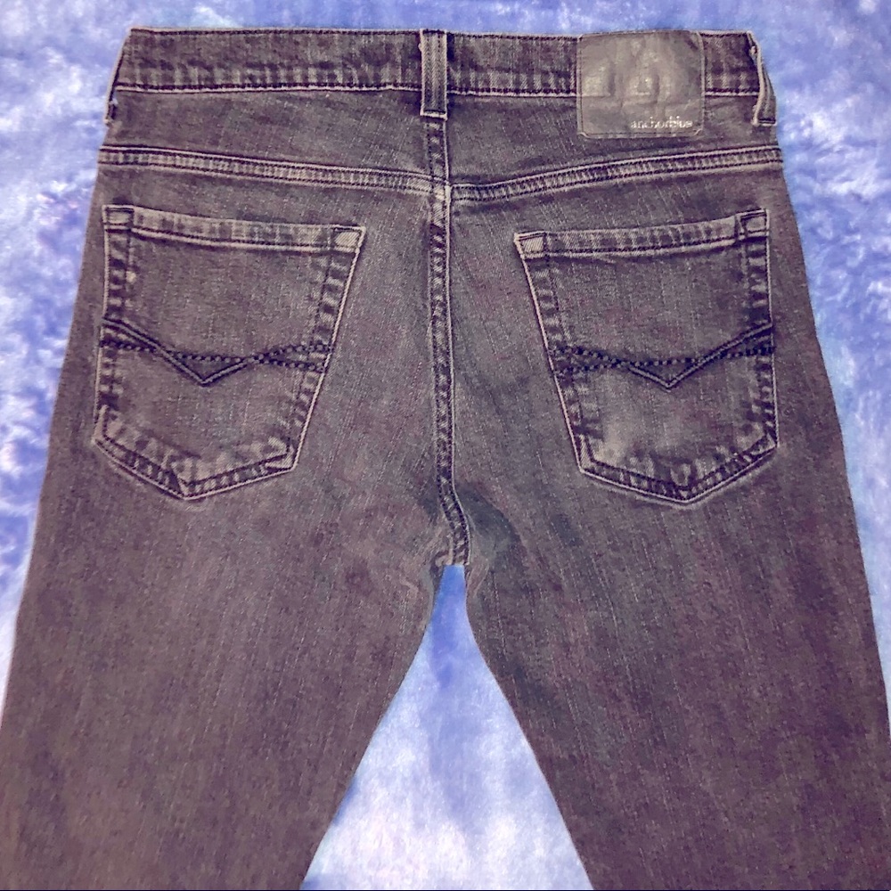 ANCHOR BLUE-BLACK SKINNY JEANS